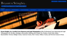 What Bryantstingley.com website looked like in 2020 (4 years ago)