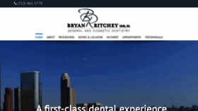What Bryanritcheydds.com website looked like in 2020 (4 years ago)
