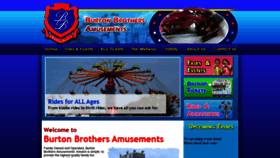 What Burtonbrosamusements.com website looked like in 2020 (4 years ago)