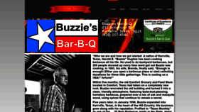 What Buzziesbbq.com website looked like in 2020 (4 years ago)