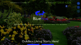 What Bluefoxoutdoorliving.com website looked like in 2020 (4 years ago)