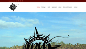 What Blackwatercharters.net website looked like in 2020 (4 years ago)