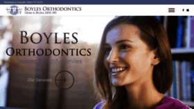 What Boylesorthodontics.com website looked like in 2020 (4 years ago)