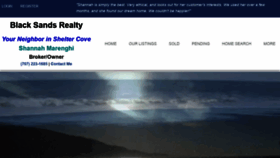 What Blacksandsrealty.com website looked like in 2020 (4 years ago)
