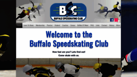 What Buffalospeedskating.org website looked like in 2020 (4 years ago)