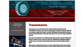 What Boxngeartransmissions.com website looked like in 2020 (4 years ago)