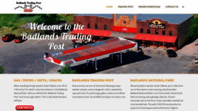 What Badlandstradingpost.com website looked like in 2020 (4 years ago)