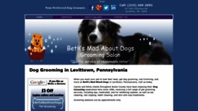 What Bethsmadaboutdogs.com website looked like in 2020 (4 years ago)