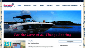 What Boatanista.com website looked like in 2020 (4 years ago)
