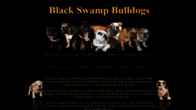 What Blackswampbulldogs.com website looked like in 2020 (4 years ago)