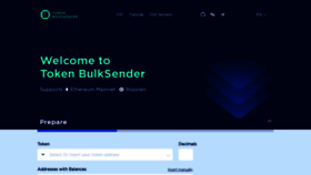 What Bulksender.app website looked like in 2020 (4 years ago)
