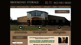 What Brookdalestorage.com website looked like in 2020 (5 years ago)