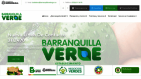 What Barranquillaverde.gov.co website looked like in 2020 (4 years ago)