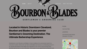 What Bourbonandbladesggc.com website looked like in 2020 (4 years ago)