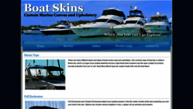 What Boatskinscanvas.com website looked like in 2020 (4 years ago)