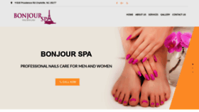 What Bonjournailspa.com website looked like in 2020 (4 years ago)