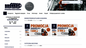 What Bronkos.pl website looked like in 2020 (4 years ago)
