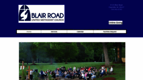 What Blairroadumc.org website looked like in 2020 (4 years ago)