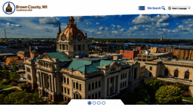 What Browncountywi.gov website looked like in 2020 (4 years ago)