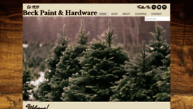What Beckhardware.com website looked like in 2020 (4 years ago)