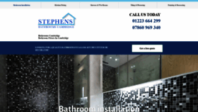 What Bathroomscambridge.com website looked like in 2020 (4 years ago)