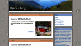 What Bjornmoren.com website looked like in 2020 (4 years ago)