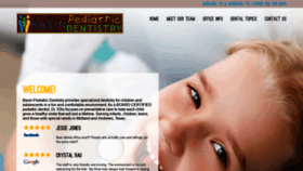What Basinpediatricdentistry.com website looked like in 2020 (4 years ago)