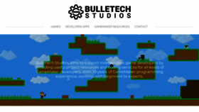 What Bulletechstudios.com website looked like in 2020 (4 years ago)