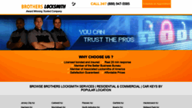 What Brothers-locksmith.com website looked like in 2020 (4 years ago)