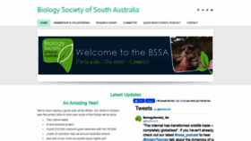 What Biologysocietysa.com website looked like in 2020 (4 years ago)