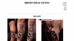 What Brightideastattoo.com website looked like in 2020 (4 years ago)