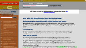 What Buchungssatz.de website looked like in 2020 (4 years ago)