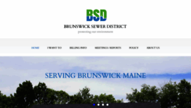 What Brunswicksewer.org website looked like in 2020 (4 years ago)