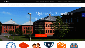 What Benediktas.org website looked like in 2020 (4 years ago)