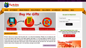 What Buymegifts.com website looked like in 2020 (4 years ago)