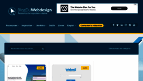 What Blogduwebdesign.com website looked like in 2020 (4 years ago)