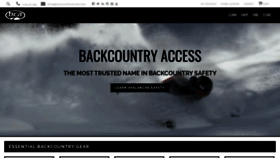 What Backcountryaccess.com website looked like in 2020 (4 years ago)