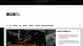 What Buslife.de website looked like in 2020 (4 years ago)
