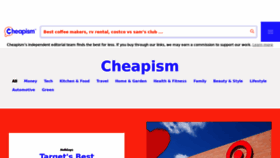 What Blog.cheapism.com website looked like in 2020 (4 years ago)