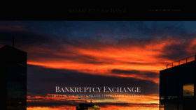 What Bankruptcyexchange.com website looked like in 2020 (4 years ago)