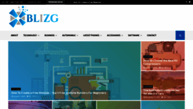What Blizg.com website looked like in 2020 (4 years ago)