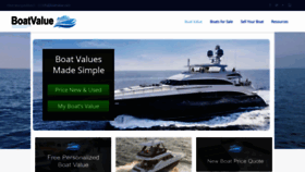 What Boatvalue.com website looked like in 2020 (4 years ago)