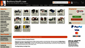 What Batterystuff.com website looked like in 2020 (4 years ago)