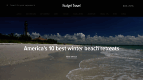 What Budgettravel.com website looked like in 2020 (4 years ago)