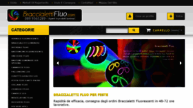 What Braccialettifluo.com website looked like in 2020 (4 years ago)