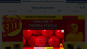 What Bathandbodyworks.mx website looked like in 2020 (4 years ago)
