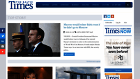 What Baltictimes.com website looked like in 2020 (4 years ago)