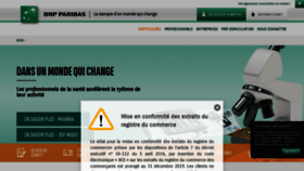 What Bnpparibas.dz website looked like in 2020 (4 years ago)