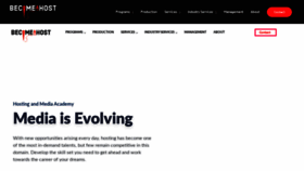 What Becomeahost.com website looked like in 2020 (5 years ago)