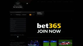 What Betting-winners.com website looked like in 2020 (4 years ago)